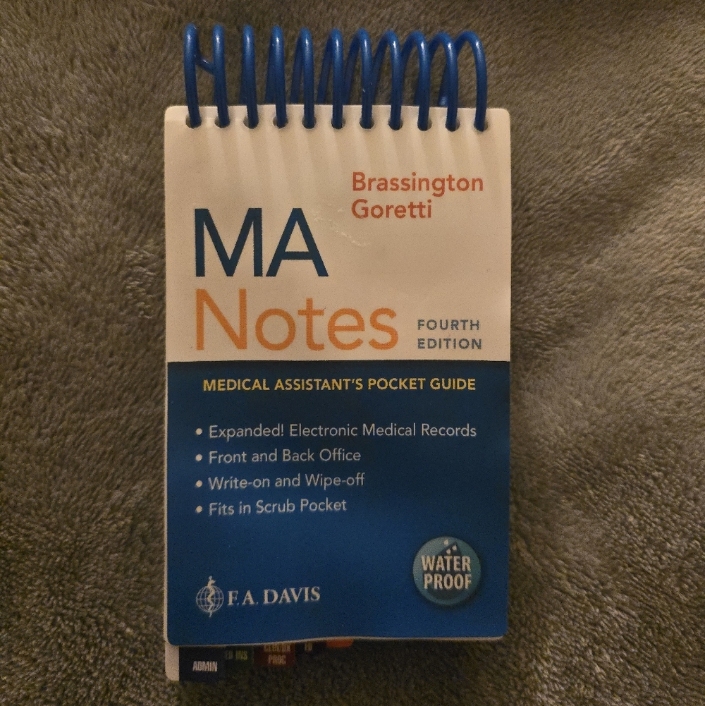MA Notes Medical Assistant's Pocket Guide 4th Edition